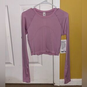 Lululemon Swiftly Tech Cropped Long Sleeve Tee